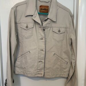 Levi’s Women's White Denim Jacket Size 10